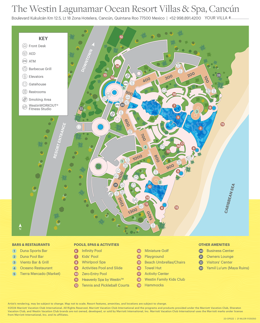 Resort map