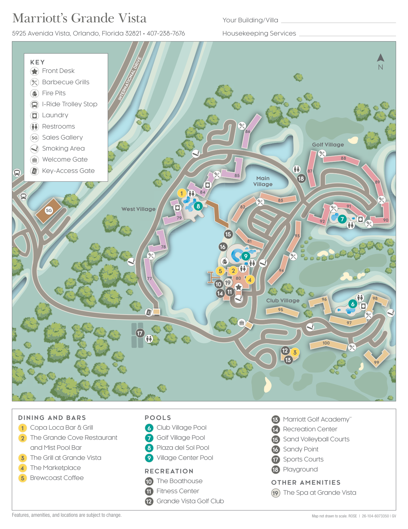 Resort map