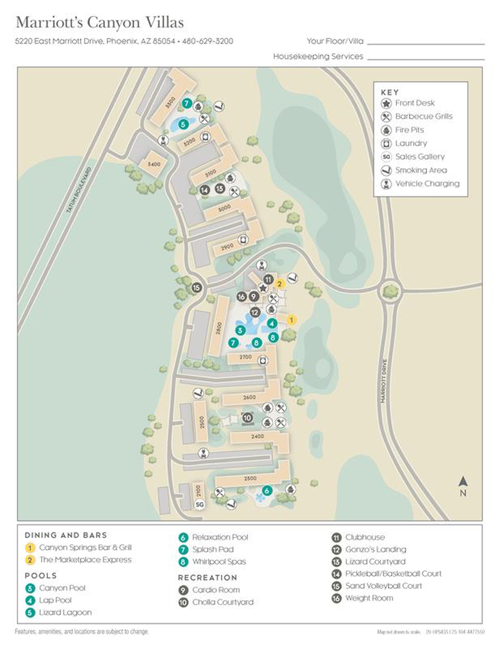 Resort map