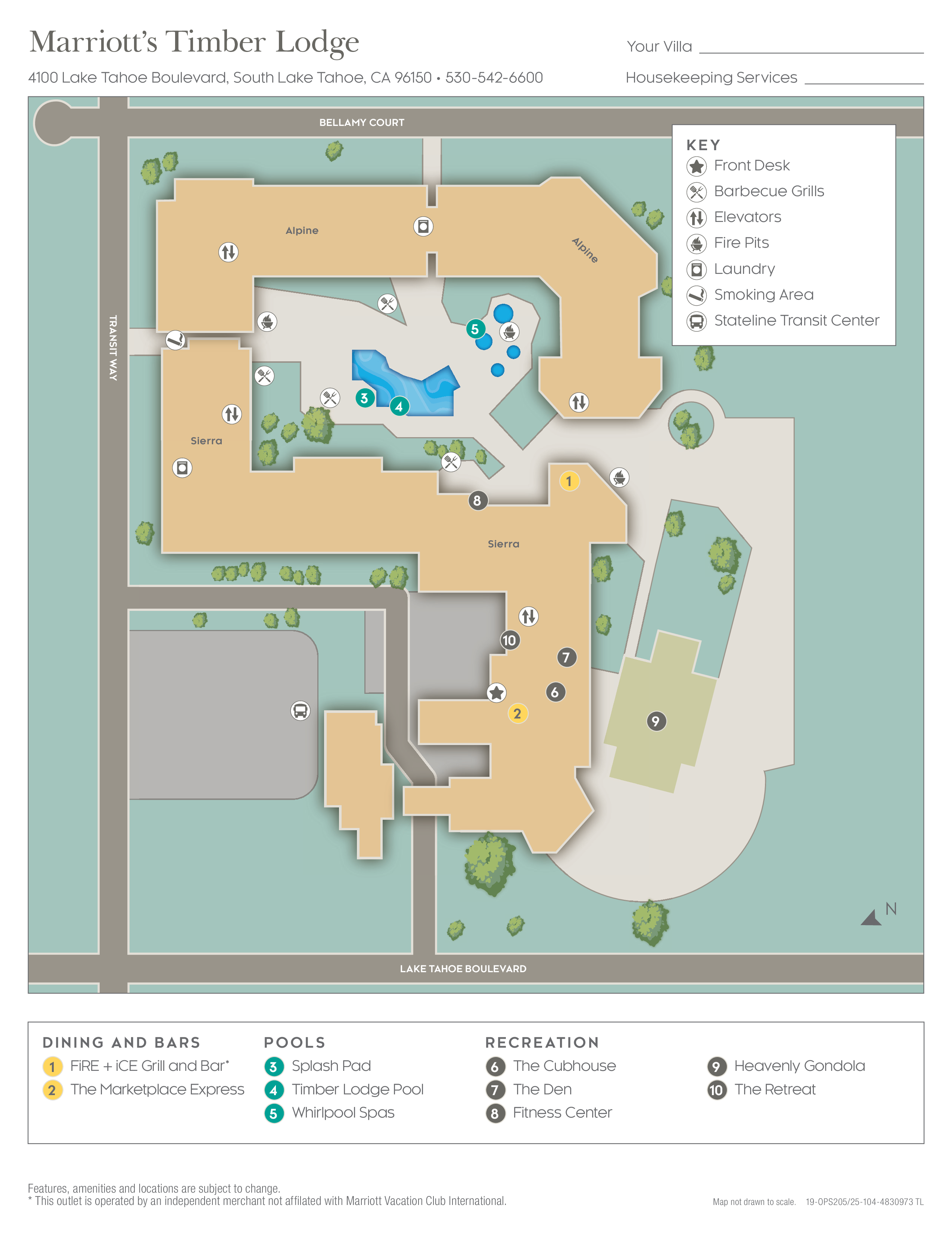 Resort map