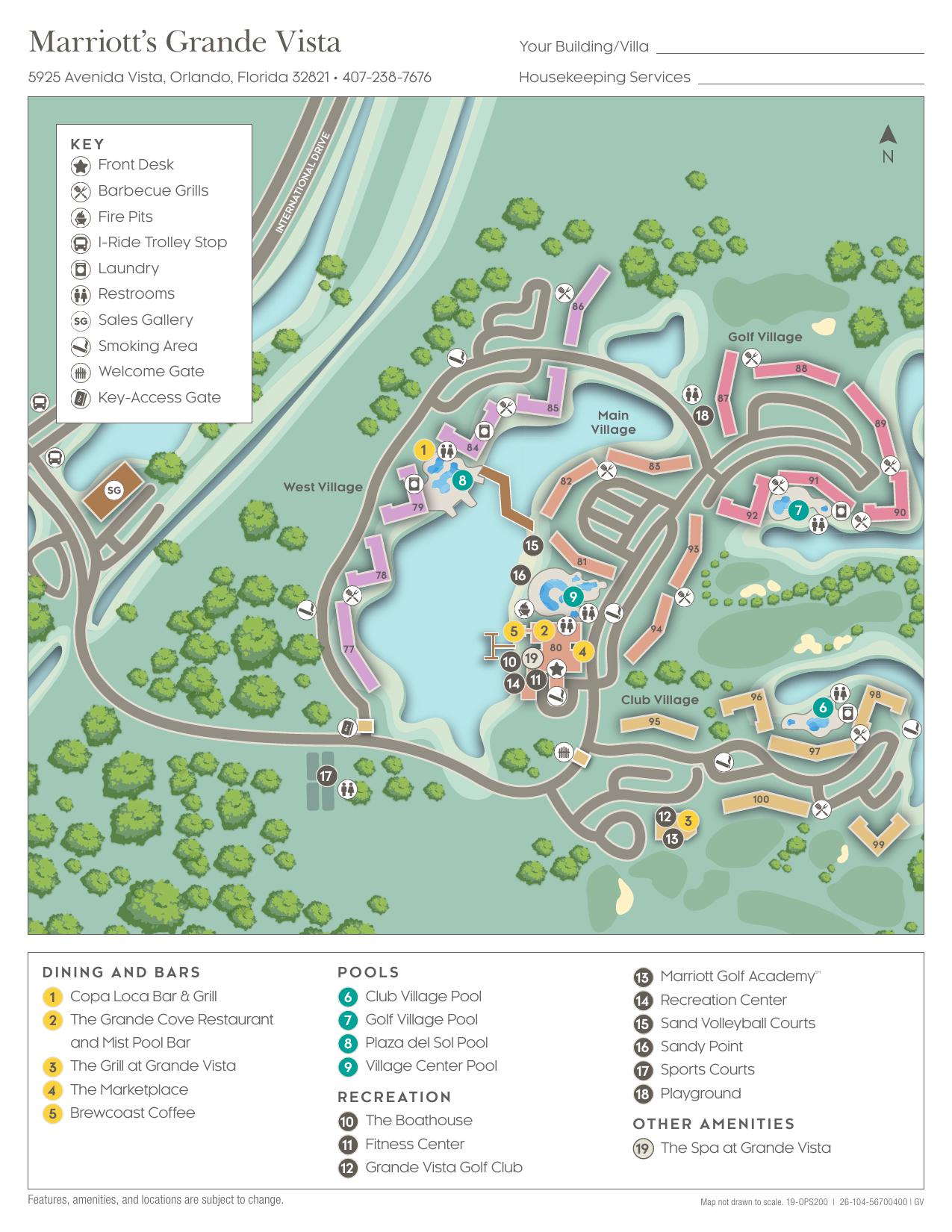 Resort map