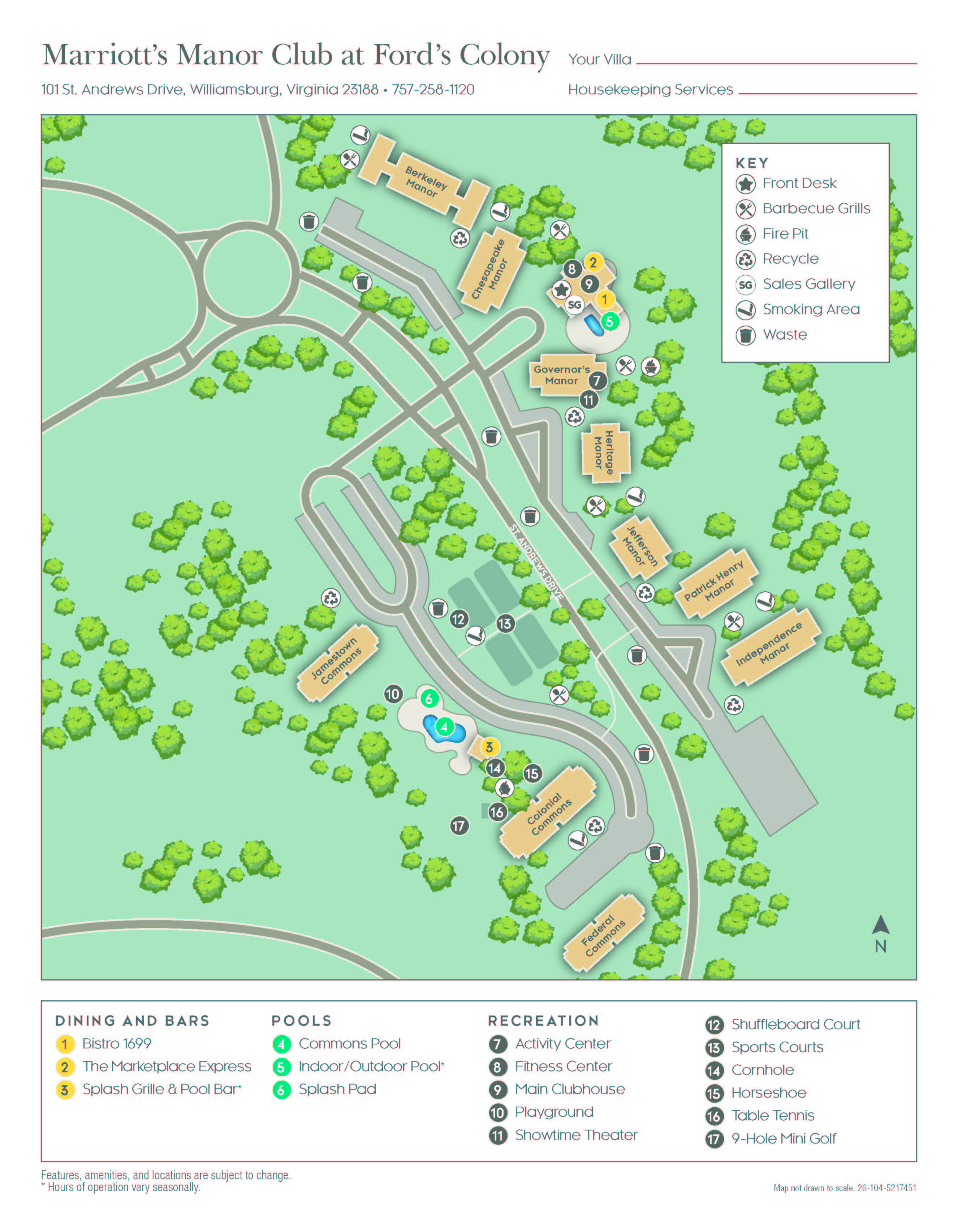 Resort map