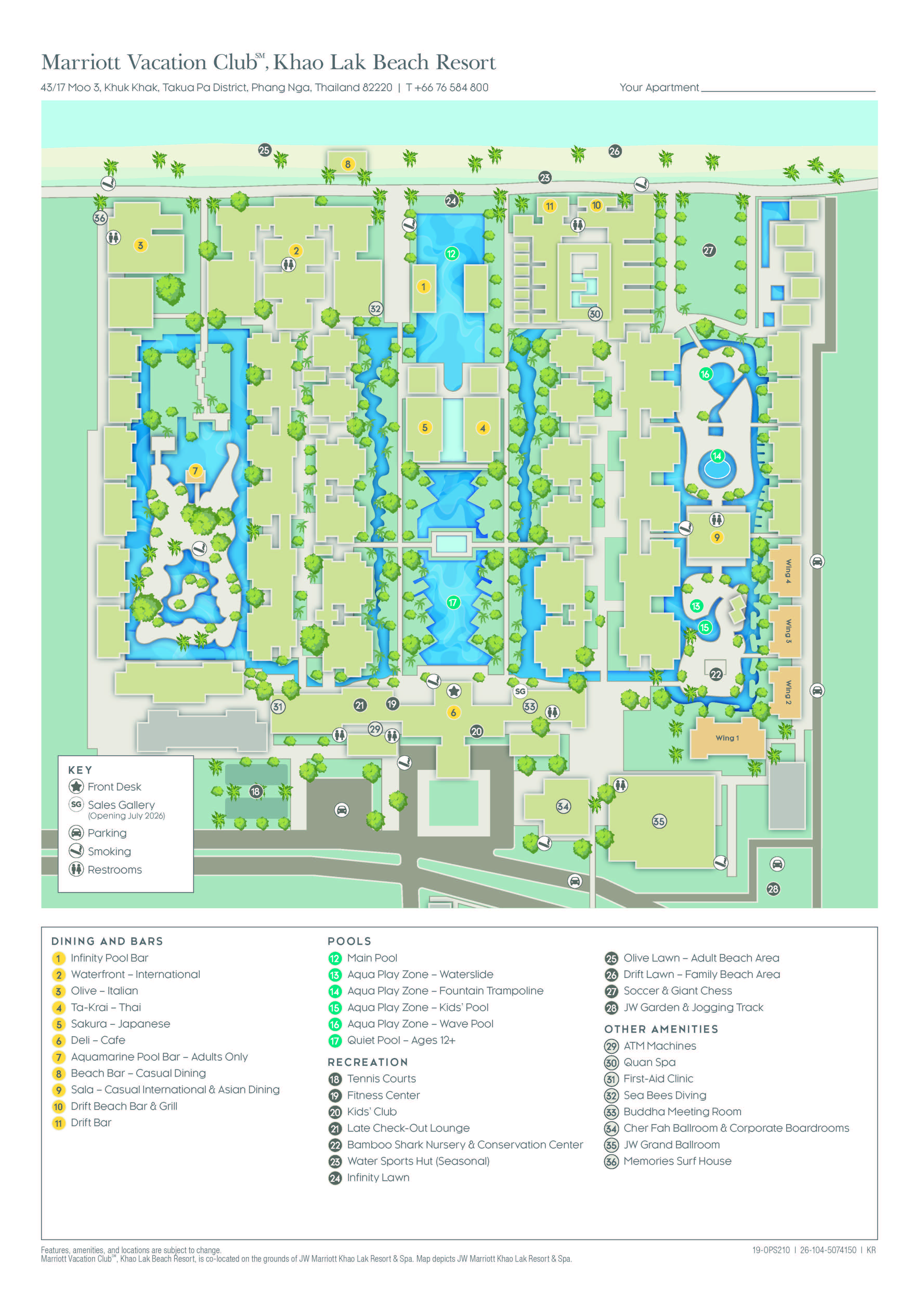 Resort map