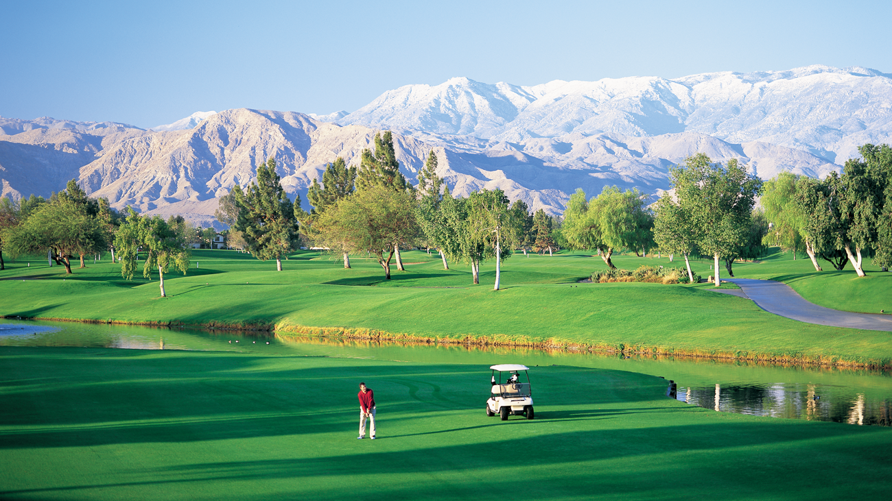 Golfing in Palm Springs, California