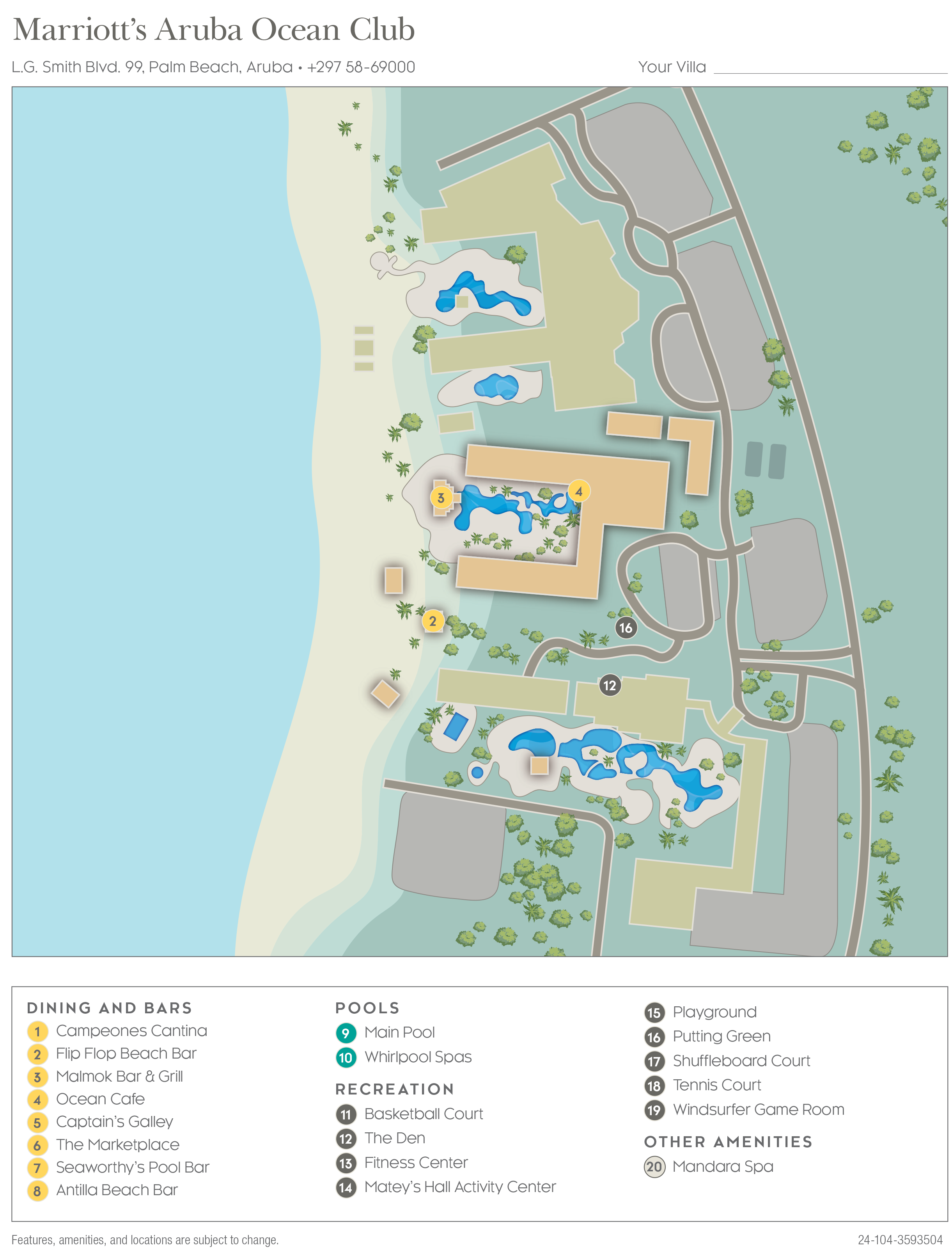 Resort map