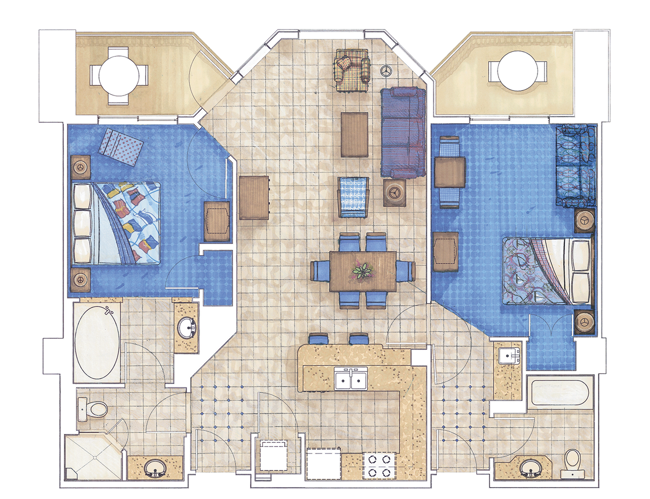 Two-Bedroom