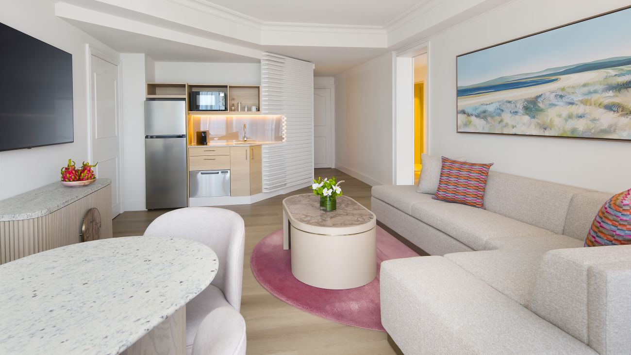 Living Room and Dining Room