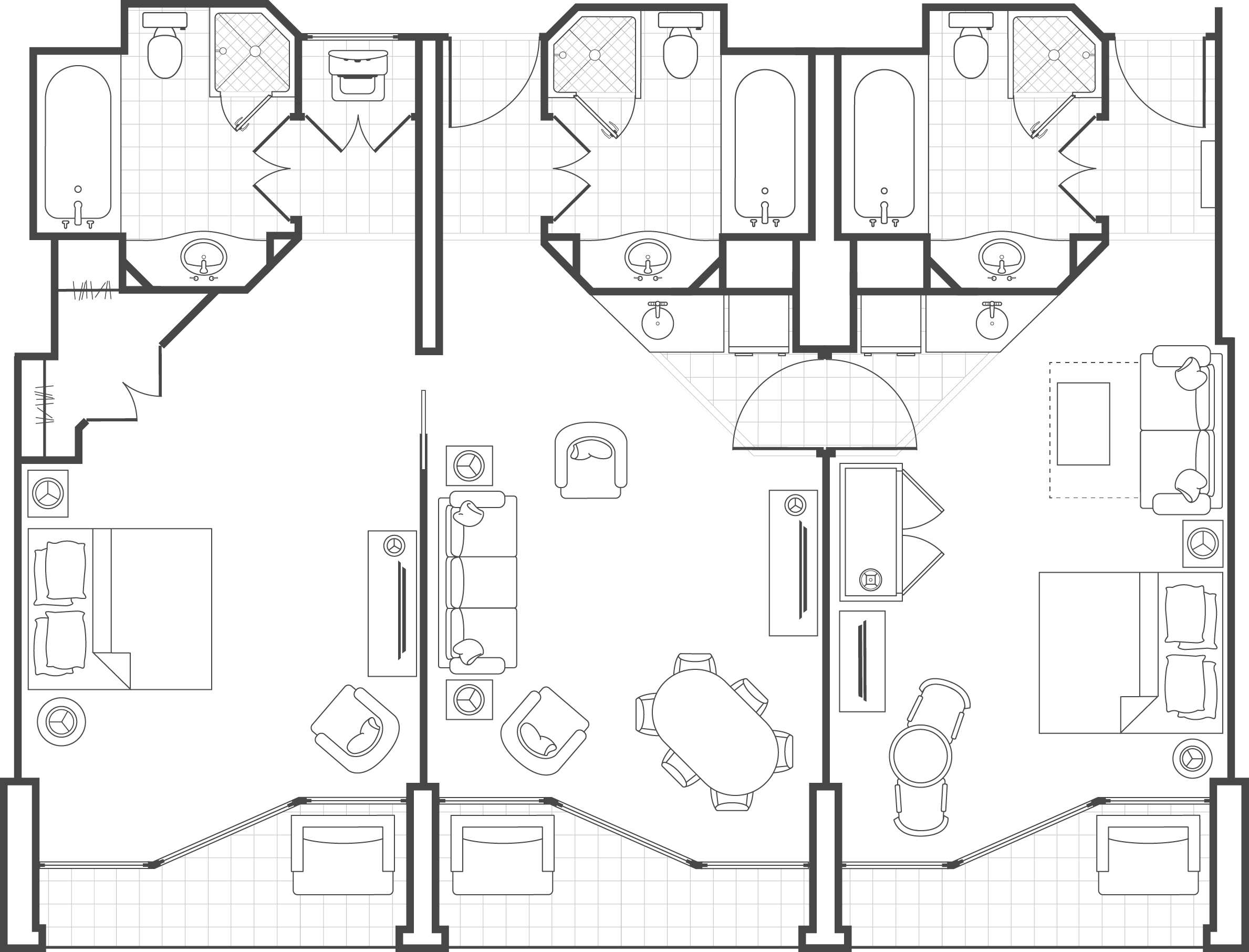 Two-Bedroom Deluxe Suite