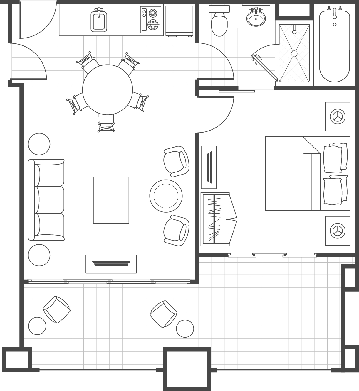 One-Bedroom Apartment