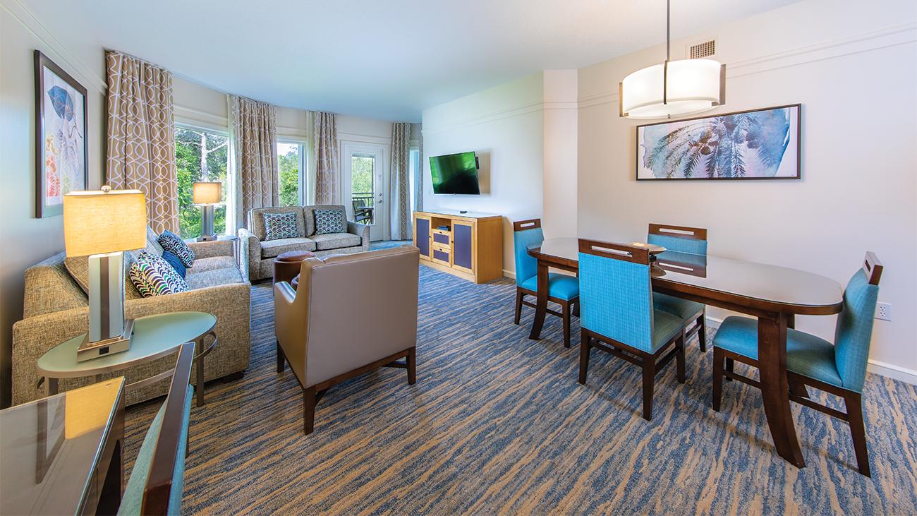 Living Room and Dining Room