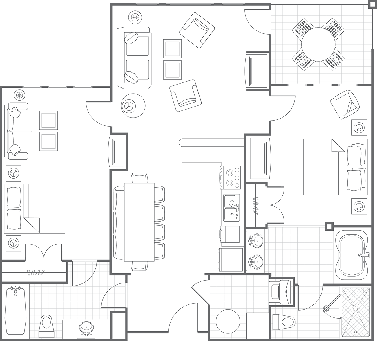 Two-Bedroom
