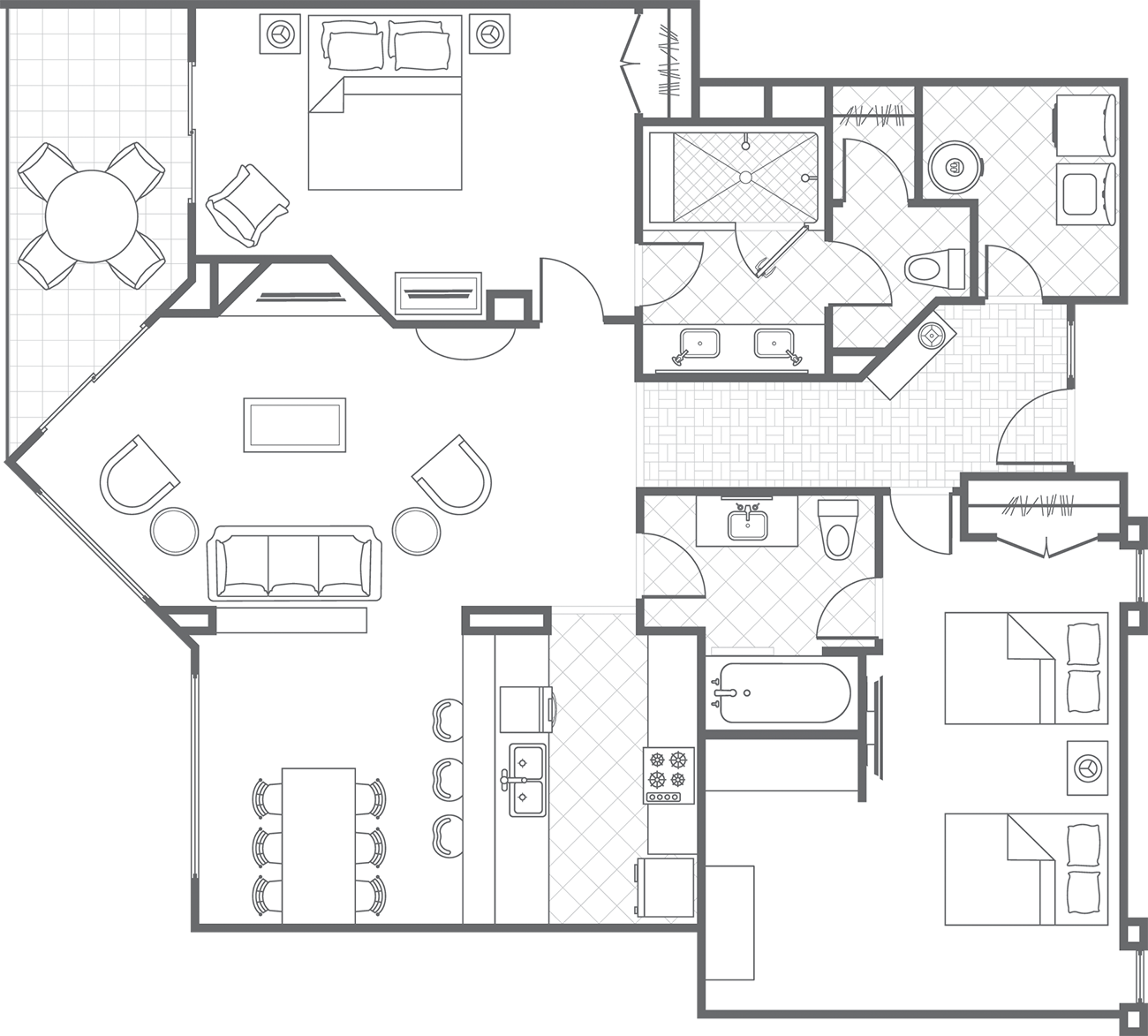 Two-Bedroom