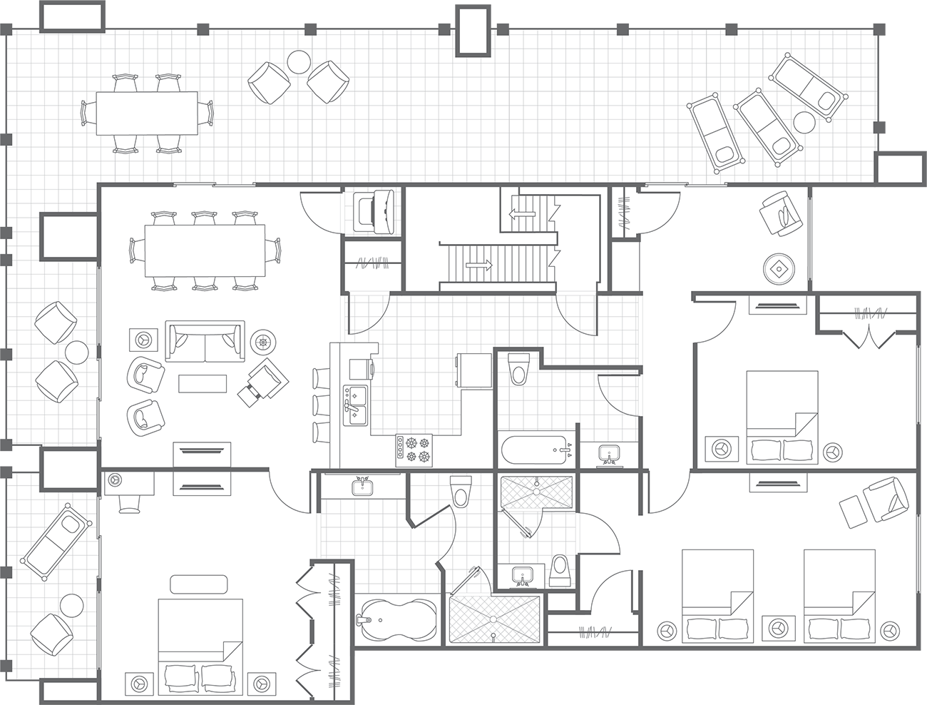 Typical Three-Bedroom