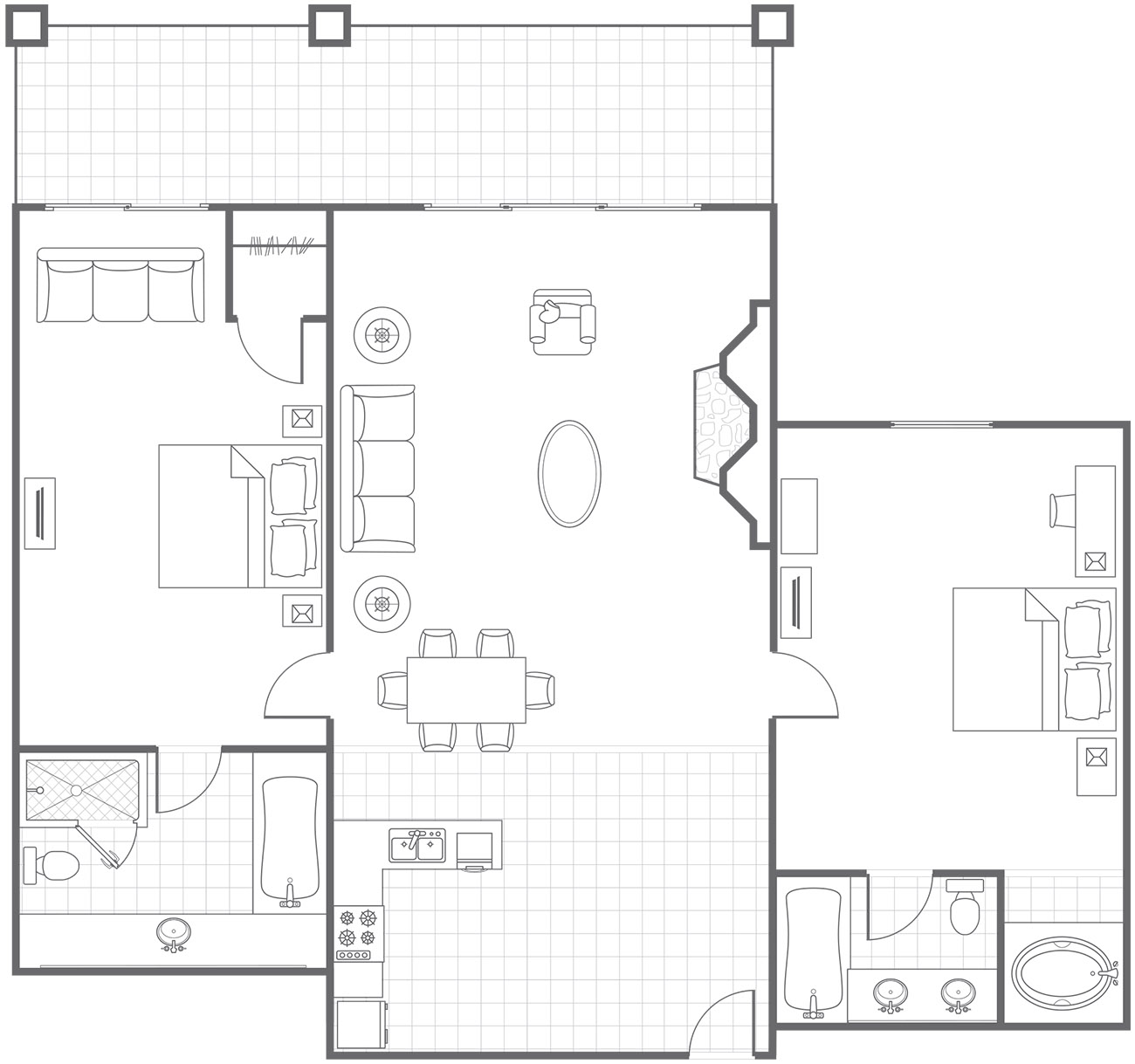 Typical Two-Bedroom