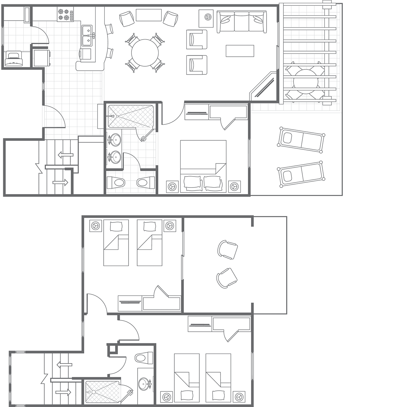 Three-Bedroom Townhouse