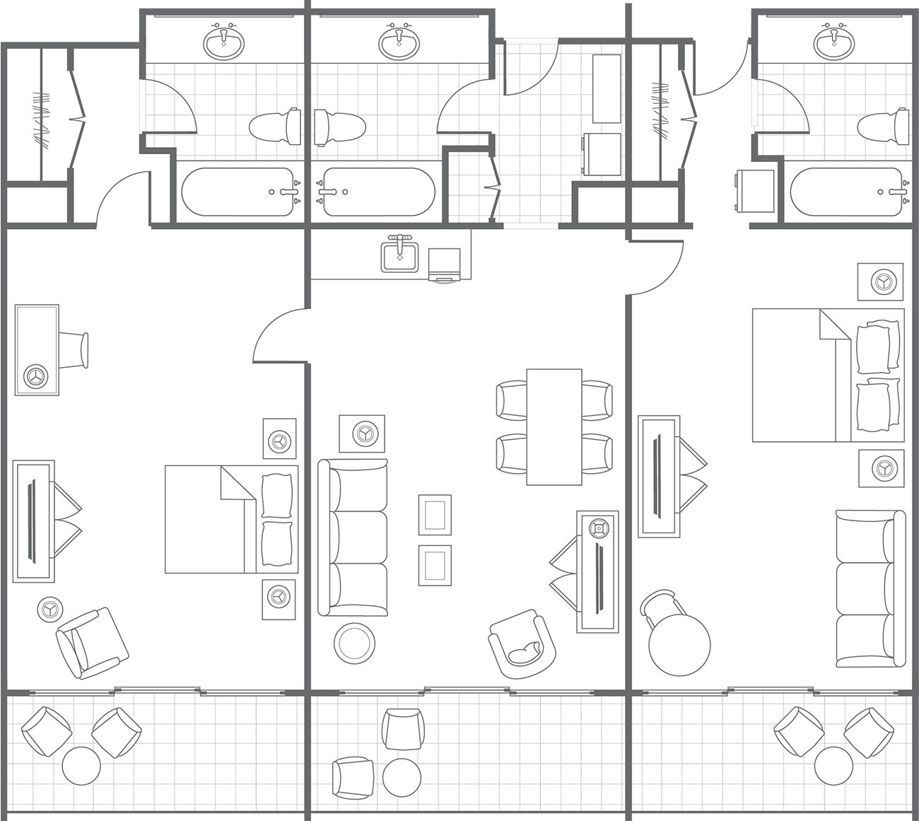 Two-Bedroom Floorplan