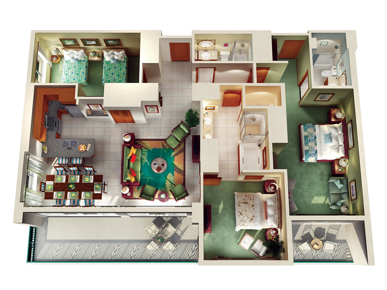 Lahaina and Napili Tower Three-Bedroom