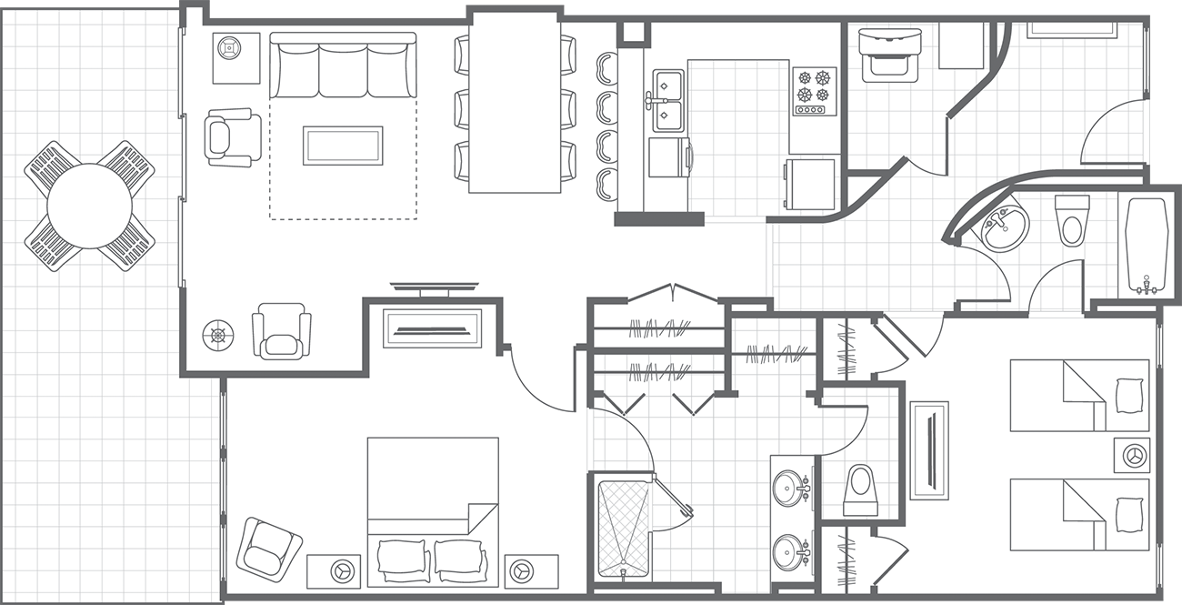 Two-Bedroom