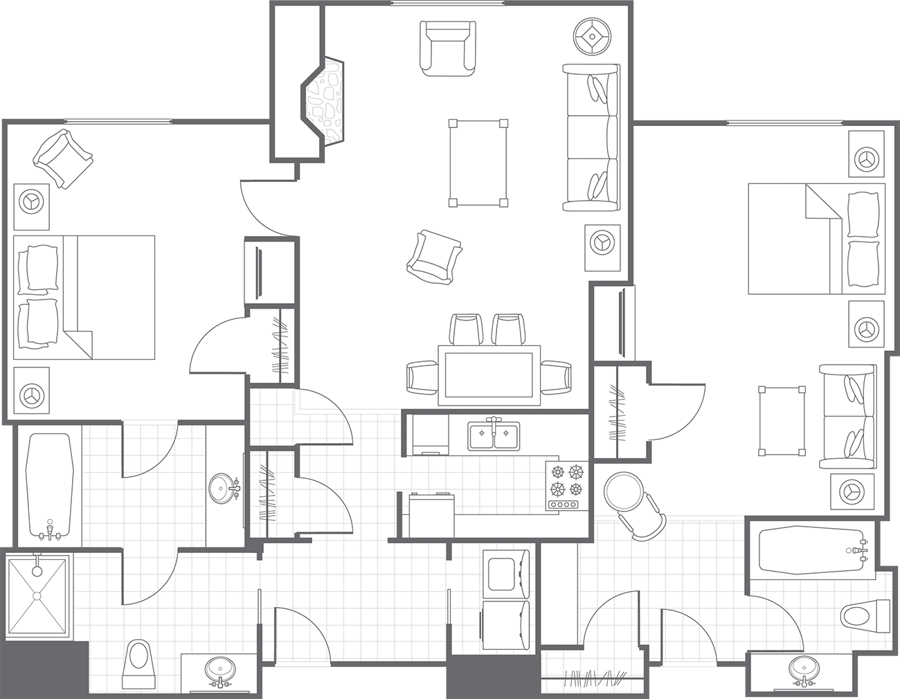 Two-Bedroom