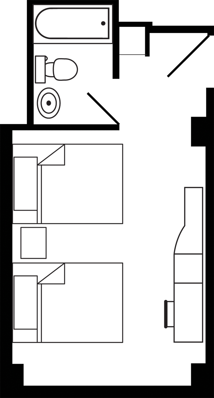 Double Guest Room City View