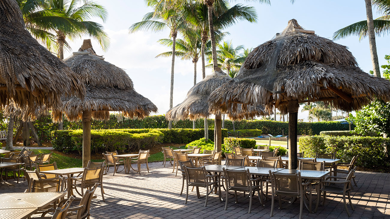 On the Rocks Pool Bar & Grill - Patio Seating