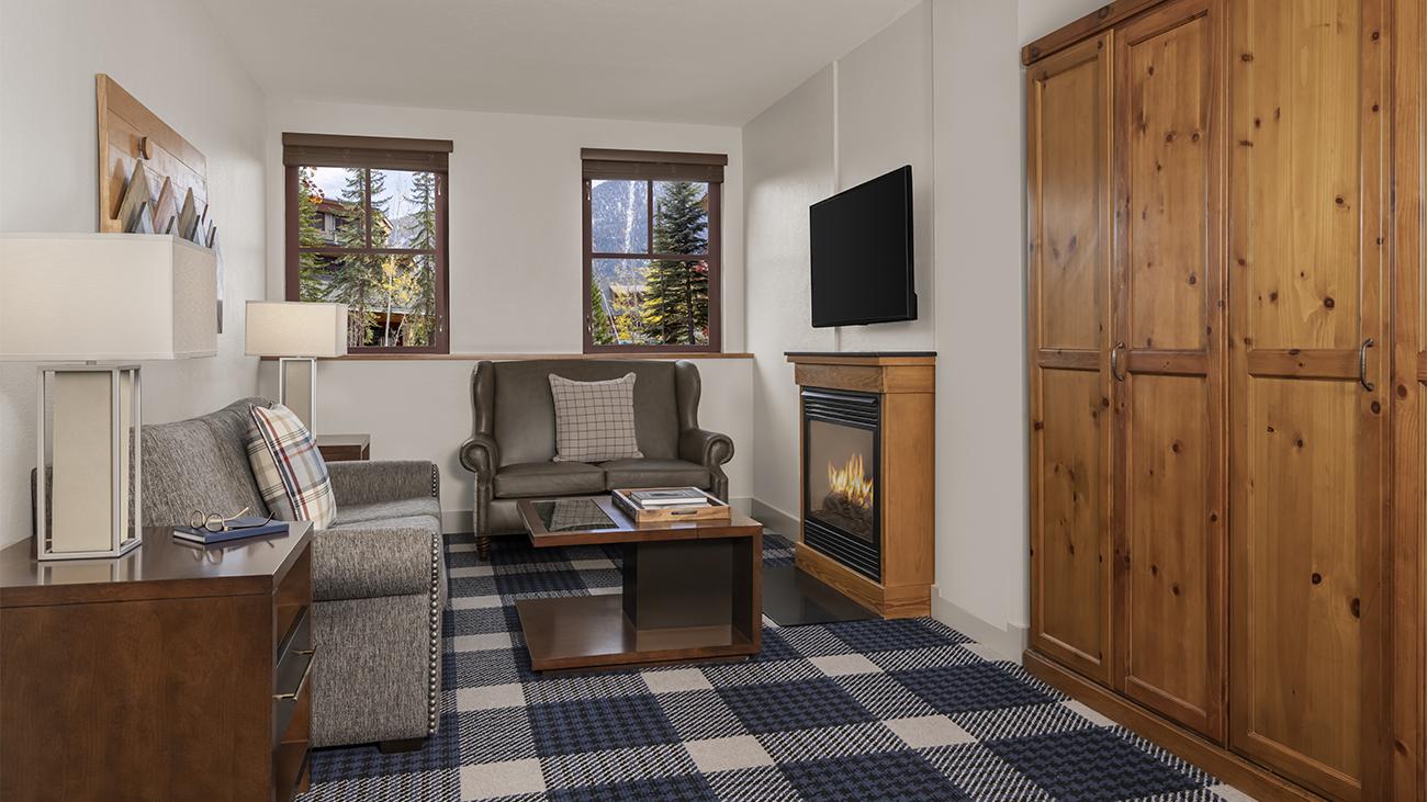 Living Room with Fireplace