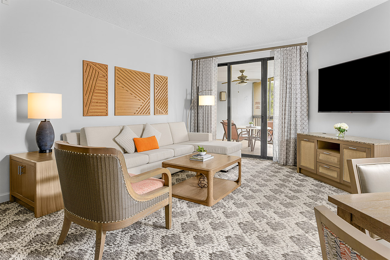 Living Room and Dining Room
