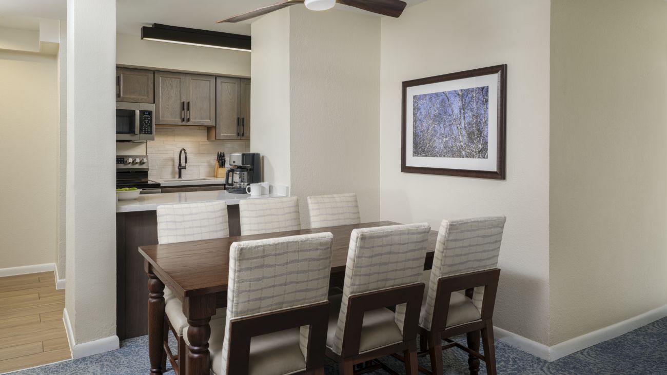 2-Bedroom, Dining Room and Kitchen