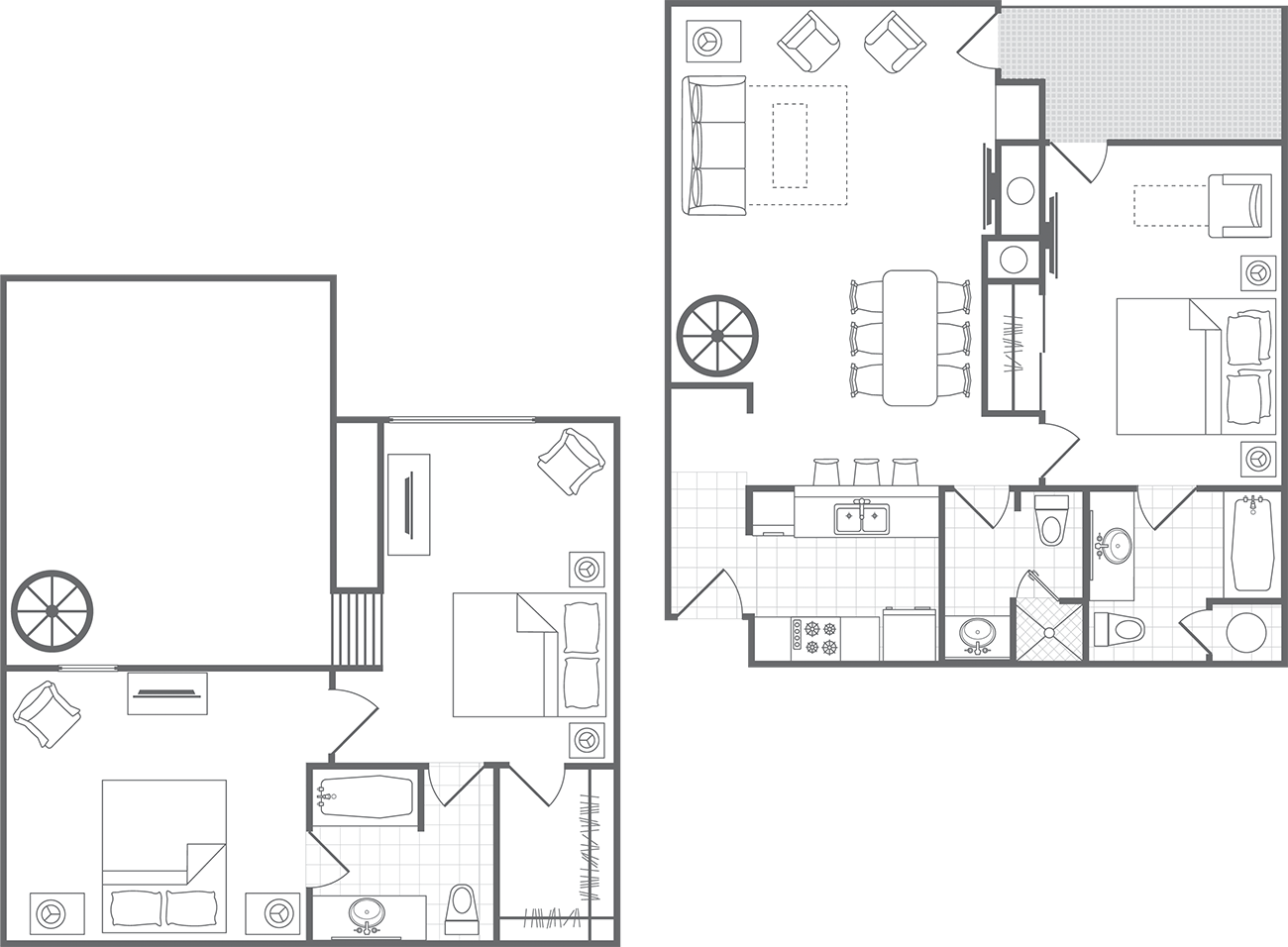 Douglas 2-Bedroom, 3-Bathroom Loft