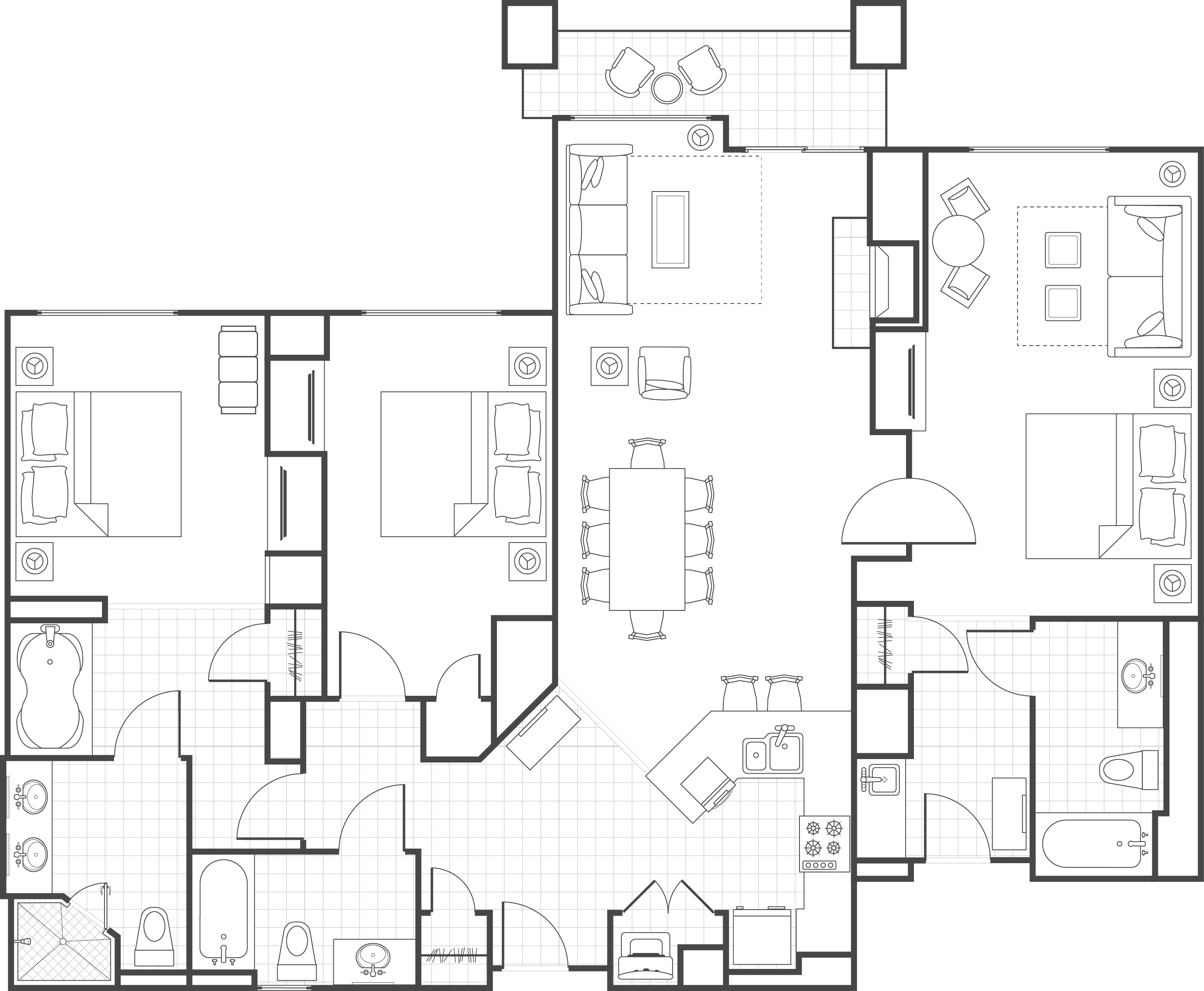 Typical Three-Bedroom