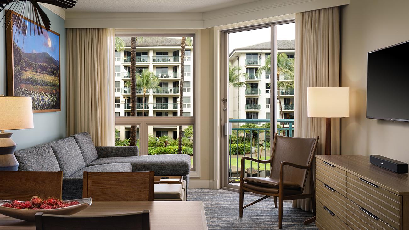 Living and Dining Area, Island View