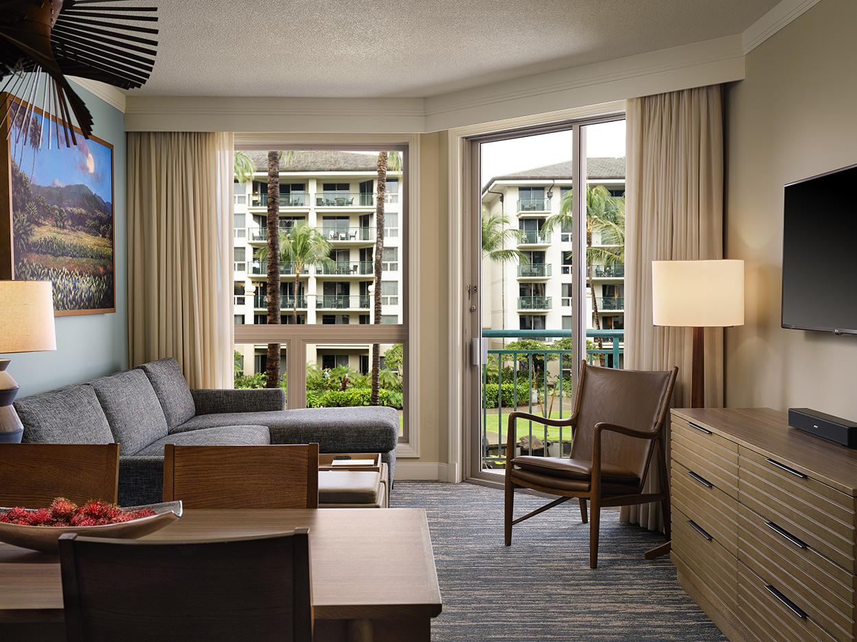 Living and Dining Area, Island View