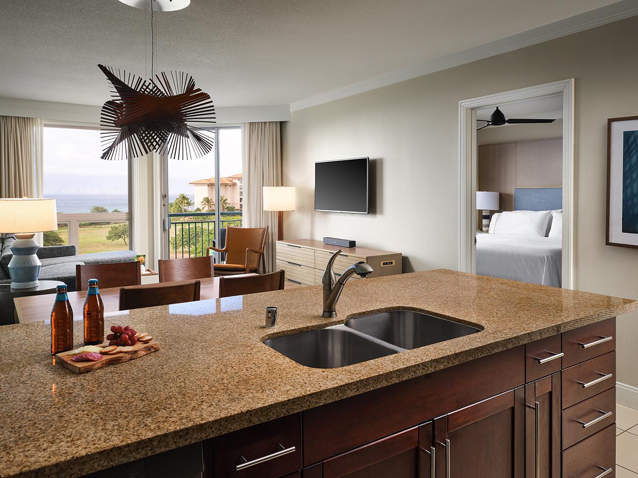 Kitchen and Living Area, Ocean View