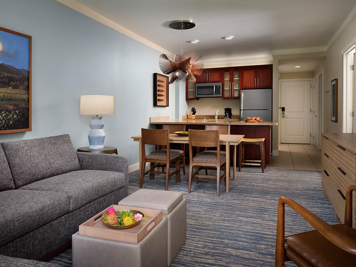 Living, Dining and Kitchen