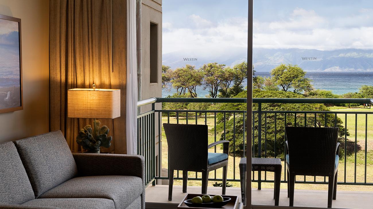 Living Area and Balcony, Ocean View