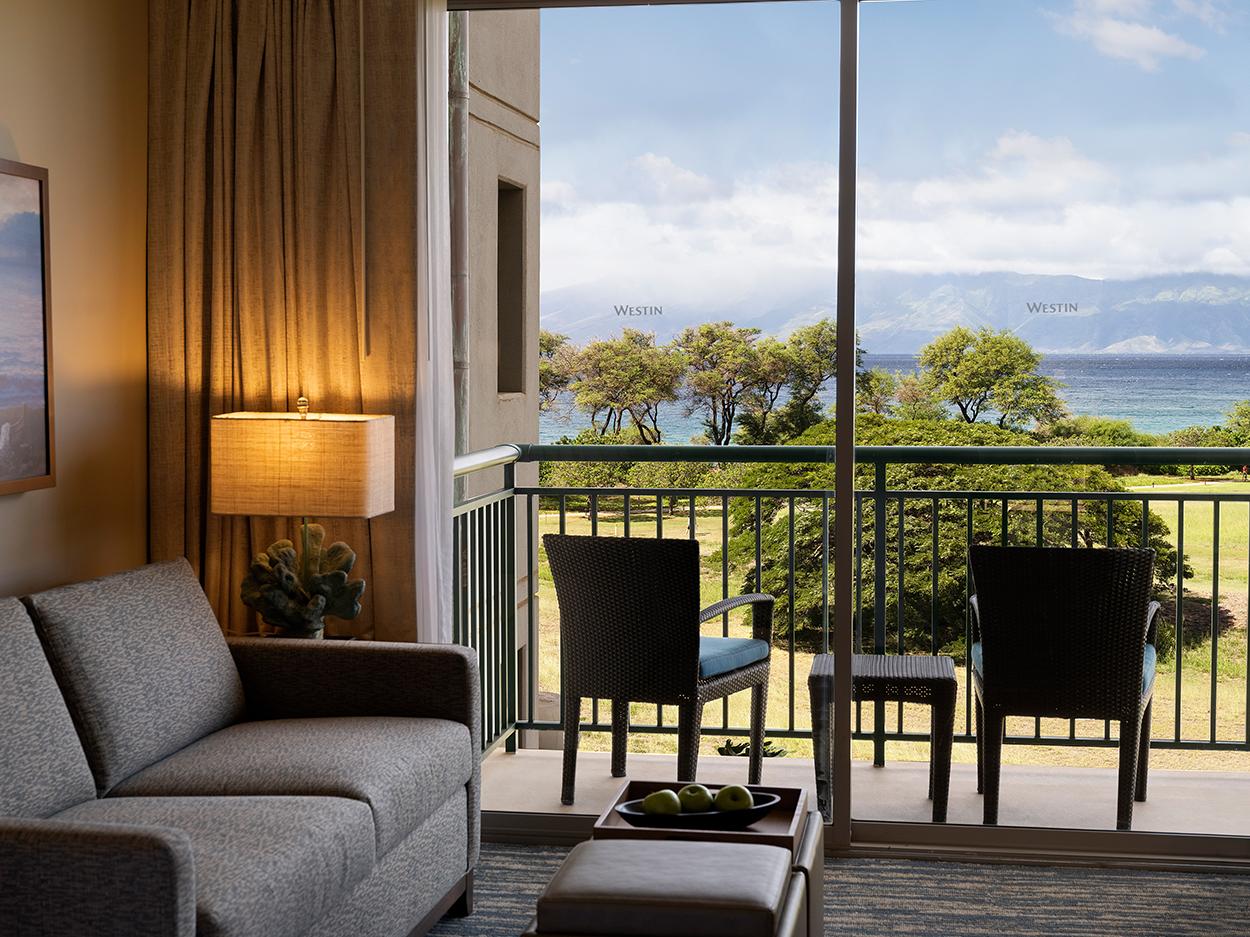 Living Area and Balcony, Ocean View