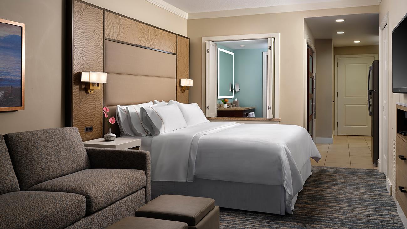 Living Area and Bedroom