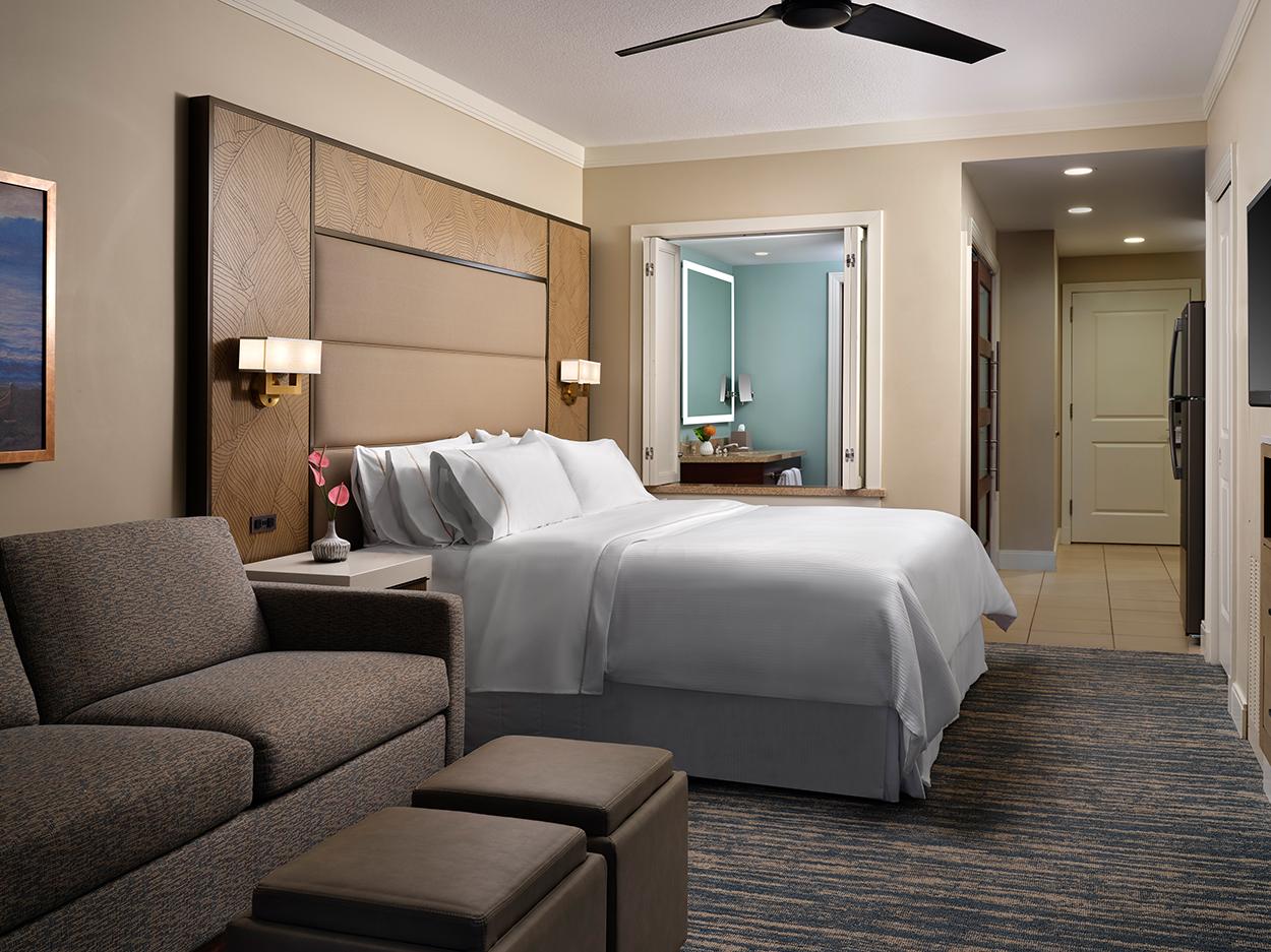 Living Area and Bedroom