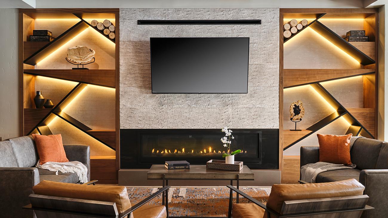 Lobby Fireplace