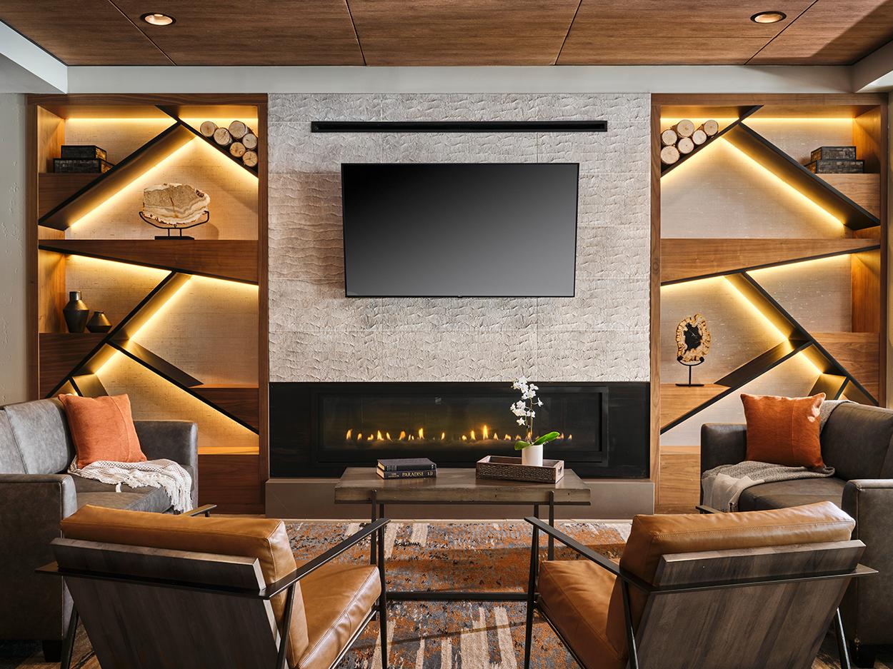 Lobby Fireplace
