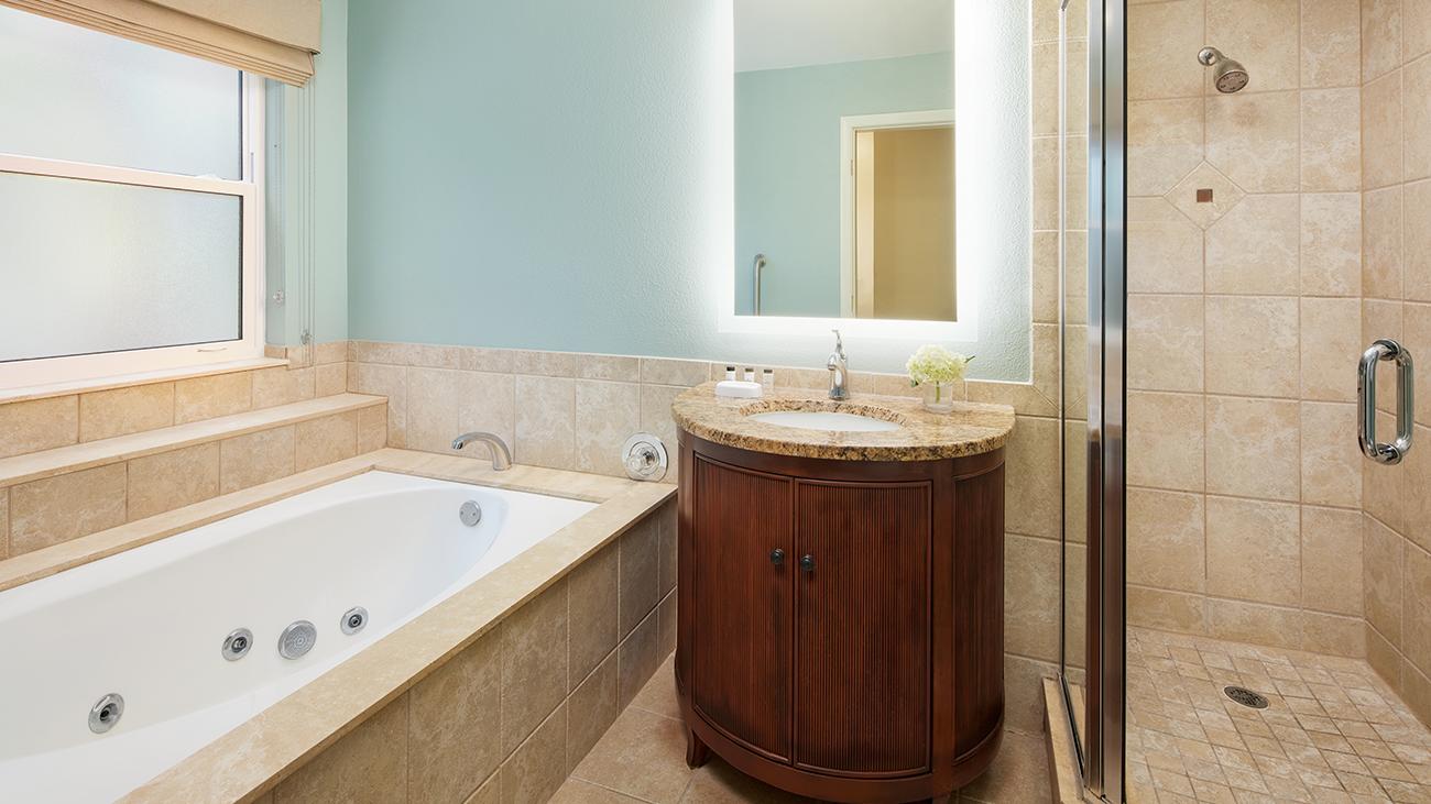 Primary Bathroom with Tub