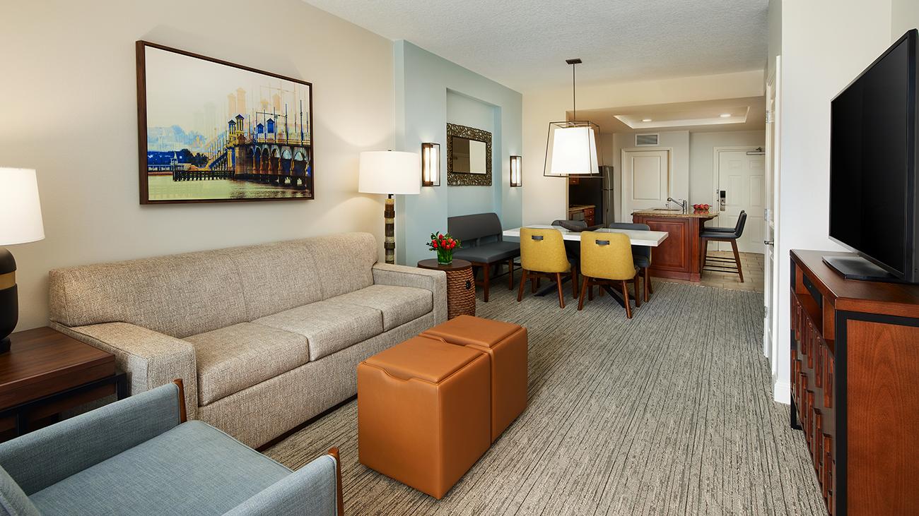 Living, Dining and Kitchen