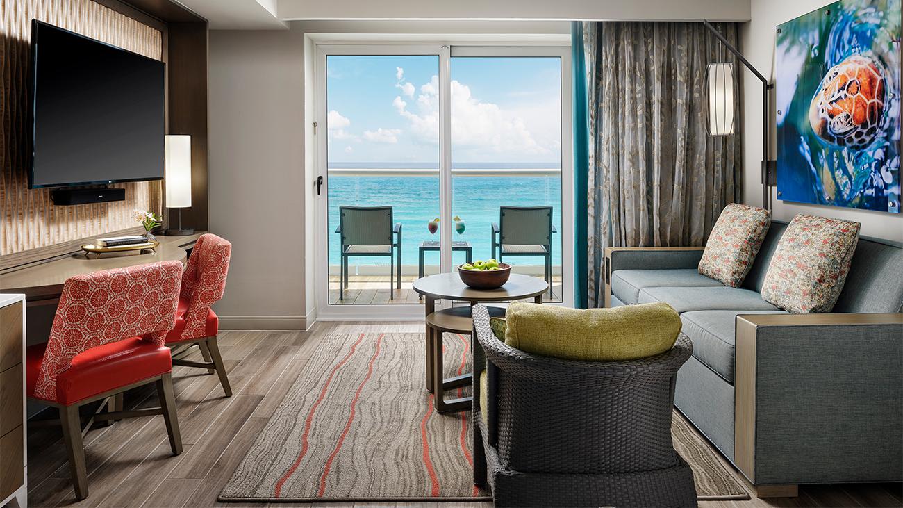 Studio Living Area, Ocean View