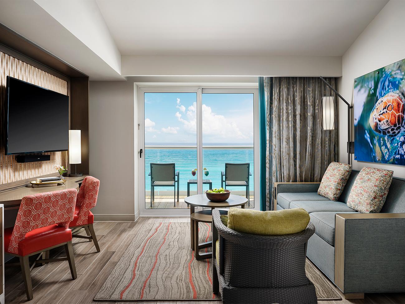 Studio Living Area, Ocean View