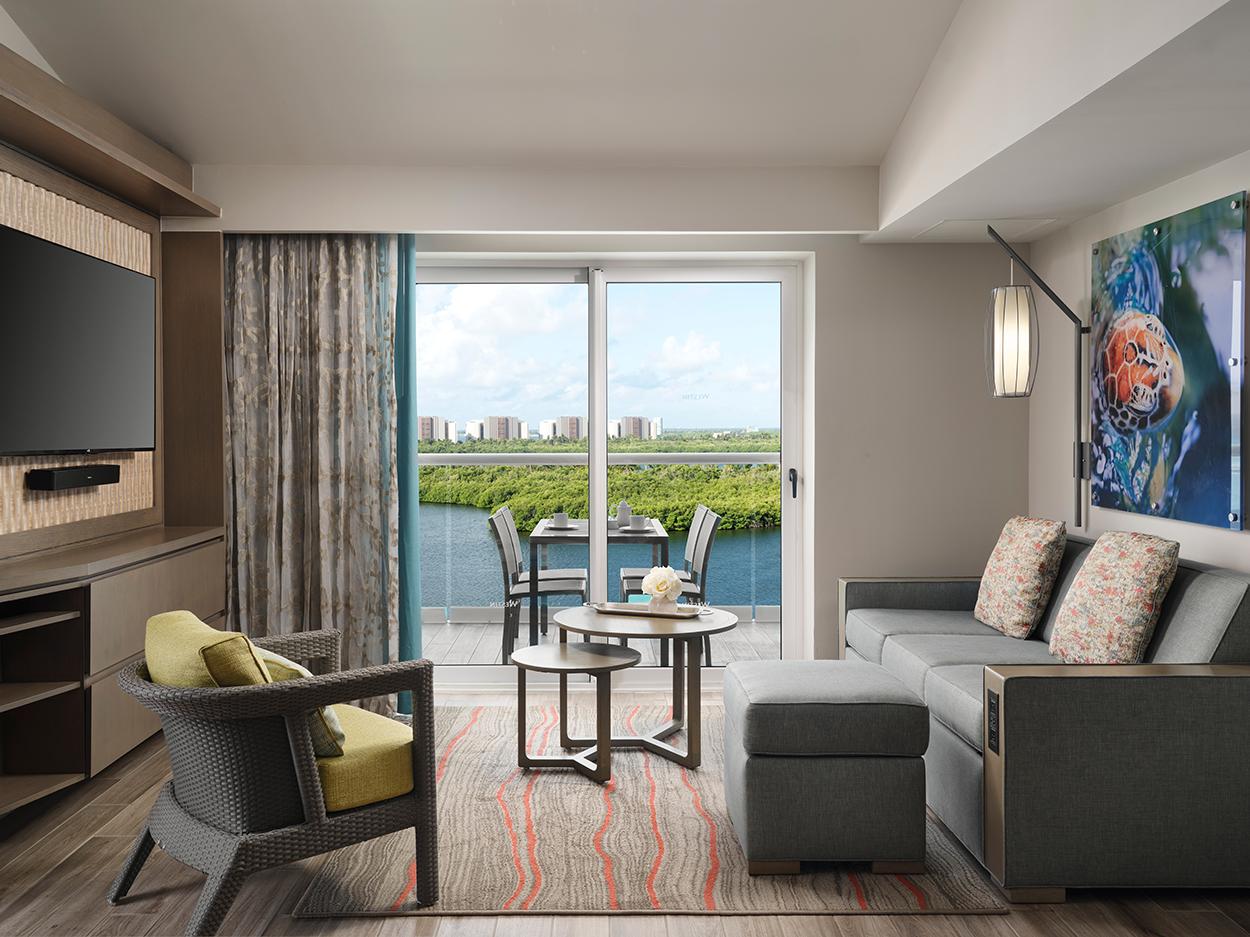 Living and Dining Area, Lagoon View