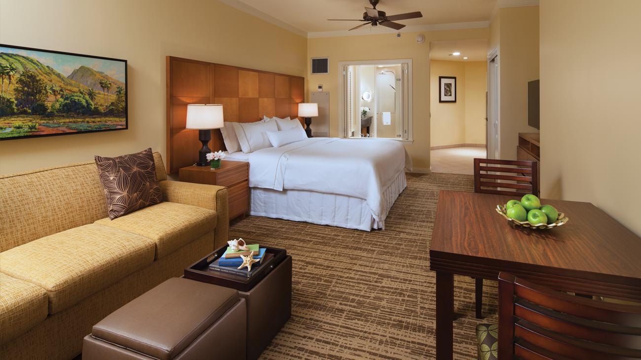 Bedroom and Living Area, Ocean Front