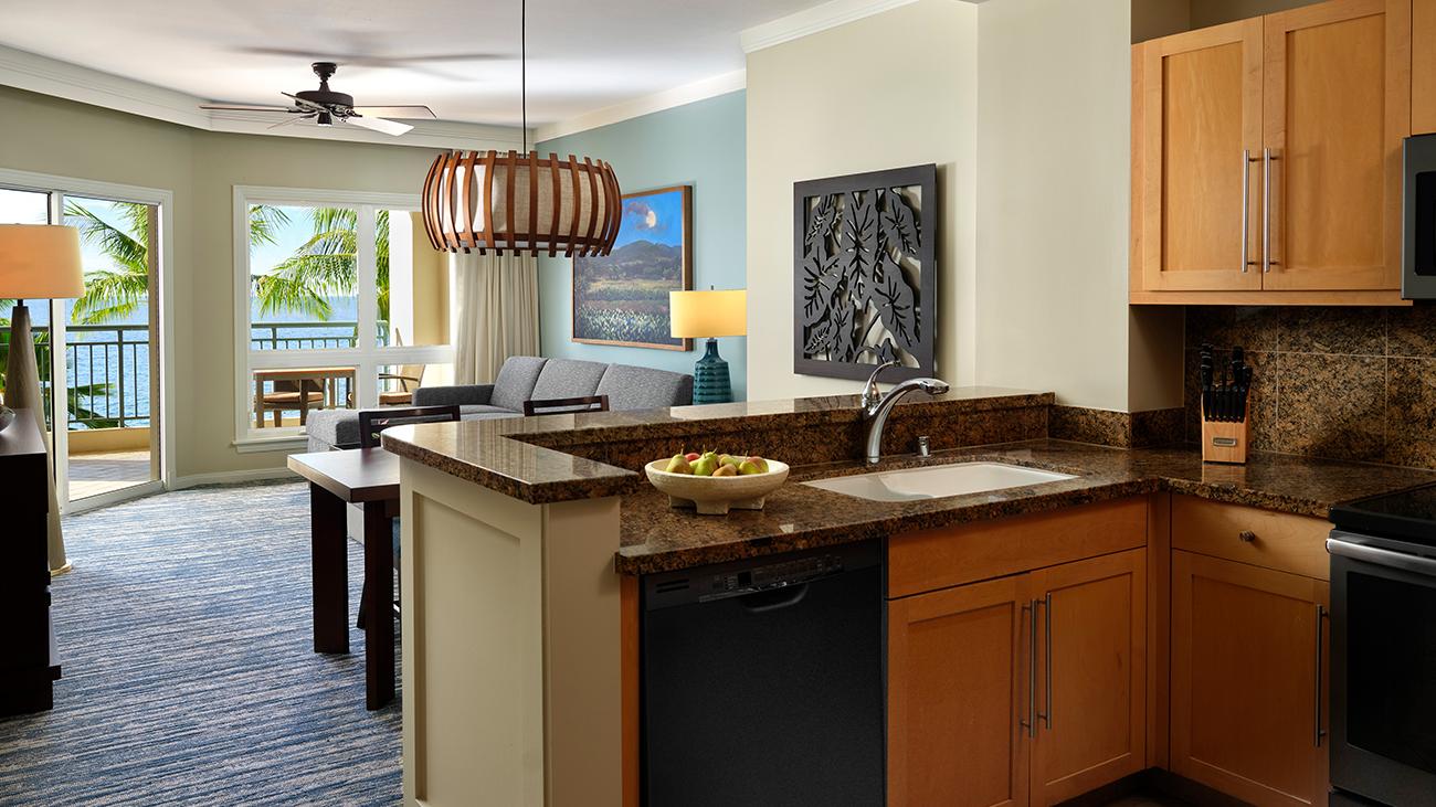 Kitchen, Dining and Living, Ocean Front