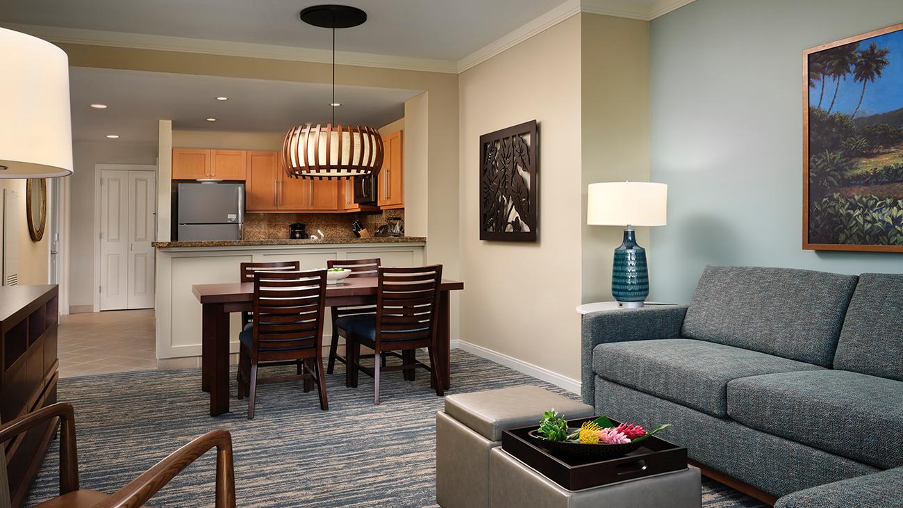 Kitchen, Living and Dining