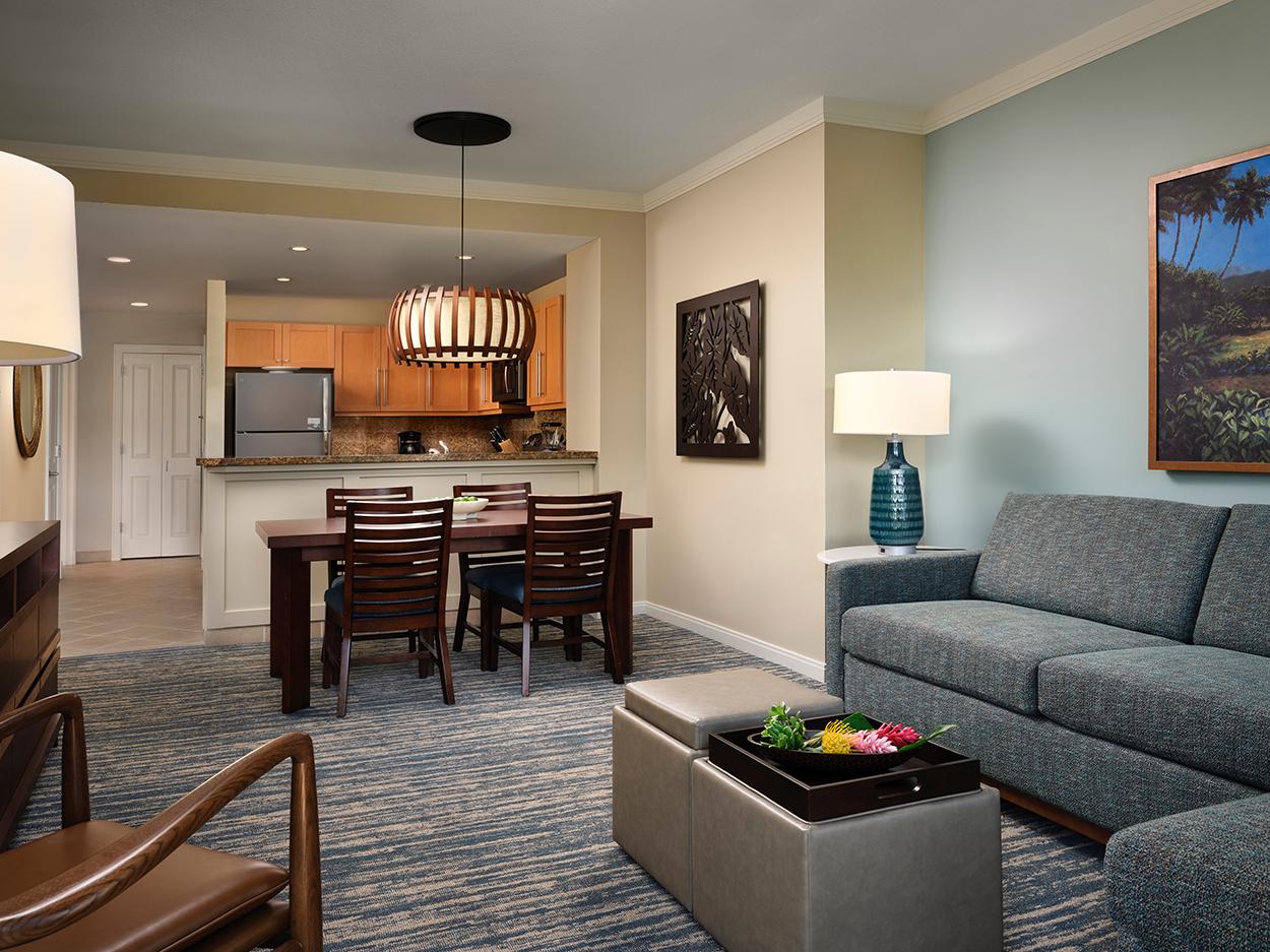 Kitchen, Living and Dining
