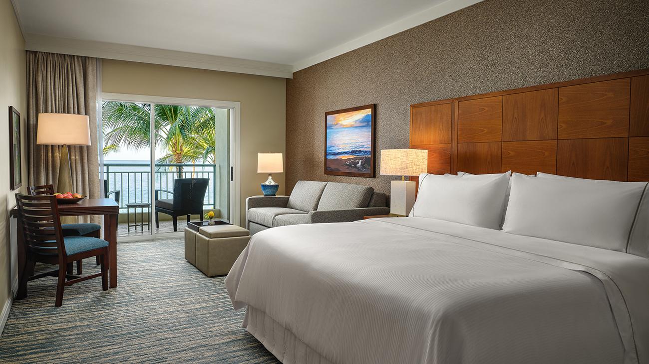 Bedroom and Living Area, Ocean Front